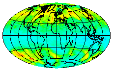Ozone Field of 14 July 2003