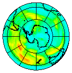 Ozone Field of 14 July 2003