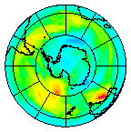 Ozone Field of 22 July 2003