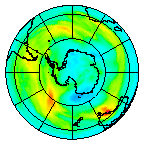 Ozone Field of 23 July 2003
