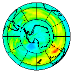 Ozone Field of 27 July 2003