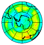 Ozone Field of 30 July 2003
