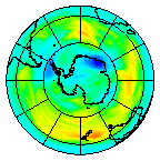 Ozone Field of 31 July 2003