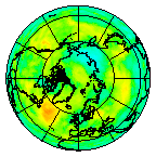 Ozone Field of 06 August 2003