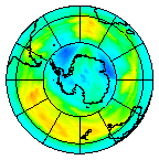 Ozone Field of 08 August 2003