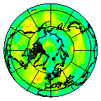 Ozone Field of 09 August 2003