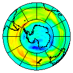 Ozone Field of 13 August 2003