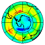 Ozone Field of 14 August 2003