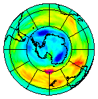 Ozone Field of 21 August 2003