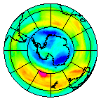 Ozone Field of 22 August 2003