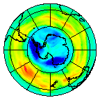 Ozone Field of 24 August 2003