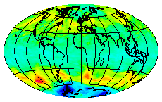 Ozone Field of 25 August 2003