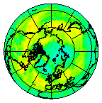 Ozone Field of 25 August 2003