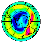 Ozone Field of 30 August 2003