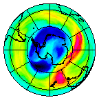 Ozone Field of 31 August 2003