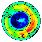 Ozone Field of 04 September 2003