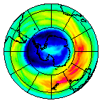 Ozone Field of 05 September 2003