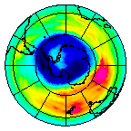 Ozone Field of 08 September 2003