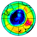 Ozone Field of 10 September 2003