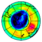 Ozone Field of 11 September 2003