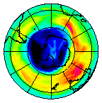 Ozone Field of 12 September 2003