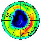 Ozone Field of 16 September 2003
