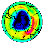 Ozone Field of 17 September 2003
