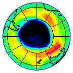Ozone Field of 22 September 2003