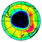 Ozone Field of 23 September 2003