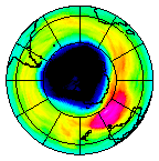 Ozone Field of 24 September 2003