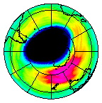 Ozone Field of 26 September 2003