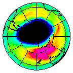 Ozone Field of 27 September 2003