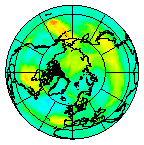 Ozone Field of 01 October 2003