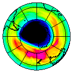 Ozone Field of 03 October 2003