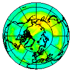 Ozone Field of 08 October 2003