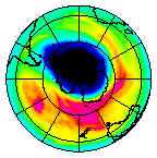 Ozone Field of 10 October 2003