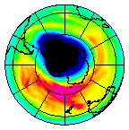 Ozone Field of 11 October 2003