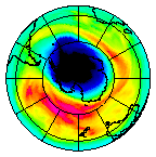 Ozone Field of 12 October 2003