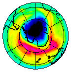 Ozone Field of 17 October 2003