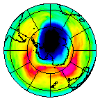 Ozone Field of 20 October 2003