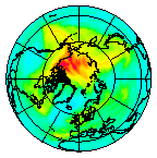 Ozone Field of 21 October 2003
