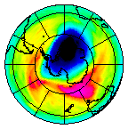 Ozone Field of 21 October 2003