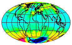Ozone Field of 25 October 2003