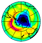 Ozone Field of 28 October 2003