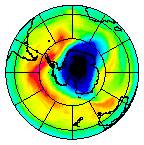 Ozone Field of 29 October 2003