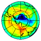 Ozone Field of 03 November 2003