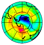 Ozone Field of 04 November 2003
