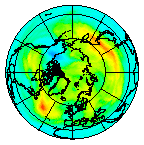 Ozone Field of 05 November 2003