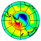 Ozone Field of 05 November 2003