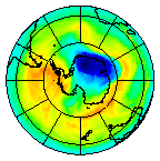 Ozone Field of 08 November 2003
